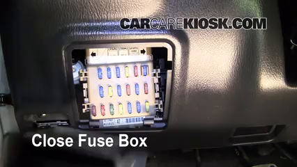 Interior Fuse Box Location: 2004-2007 Subaru Impreza - 2005 Subaru